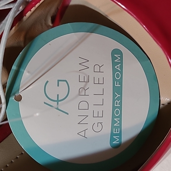 Women's Andrew Geller High Heels 👠 Red NWT - Picture 9 of 13